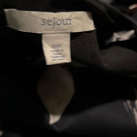 Sejour fit and flare floral knee length dress - size 16w - Picture 10 of 11